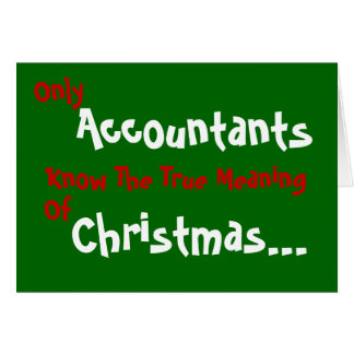 Accountant Christmas Cards | Zazzle