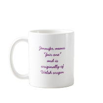 Meaning of Jennifer Mug by IArtist40 Meaning of Jennifer Mug