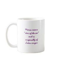 Meaning of Maria Mug by IArtist40 Meaning of Maria Mug