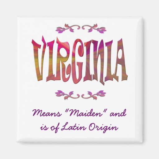 Meaning of Virginia Zazzle