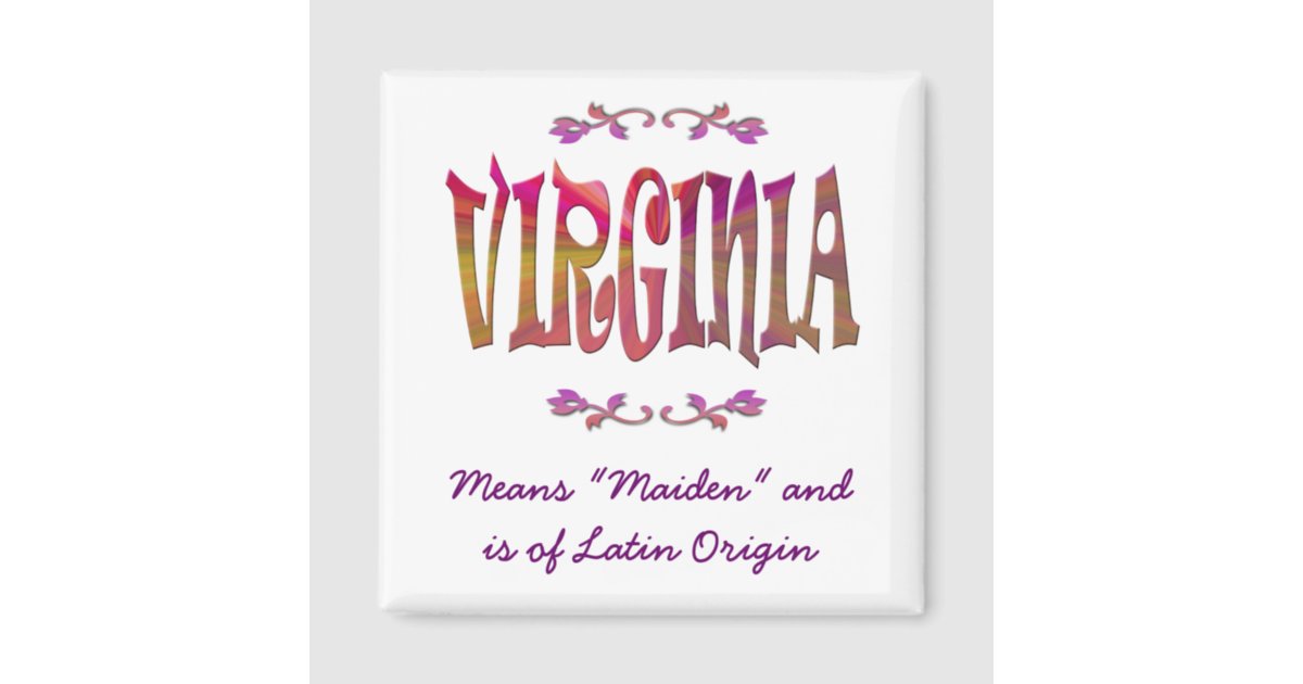 meaning-of-virginia-magnet-zazzle