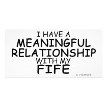 Meaningful Relationship Fife Photo Card Template
