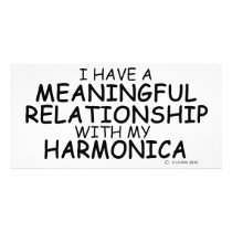 Meaningful Relationship Harmonica Photo Card Template