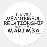Meaningful Relationship Marimba Sticker