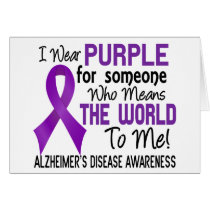 Means The World To Me 2 Alzheimer's Disease Card