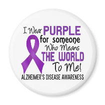 Means The World To Me 2 Alzheimer's Disease Refrigerator Magnets