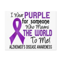 Means The World To Me 2 Alzheimer's Disease Post Card