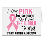 Means The World To Me 2 Breast Cancer Card