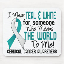 Means The World To Me 2 Cervical Cancer Mousepad