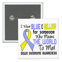 Means The World To Me 2 Down Syndrome Buttons