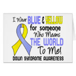 Means The World To Me 2 Down Syndrome Greeting Card