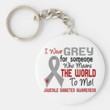 Means The World To Me 2 Juvenile Diabetes Key Chain