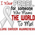 Means The World To Me 2 Lung Cancer t-shirts