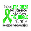 Means The World To Me 2 Non-Hodgkin's Lymphoma t-shirts