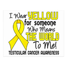 Means The World To Me 2 Testicular Cancer Post Card