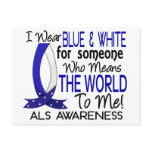 Means The World To Me ALS postcards