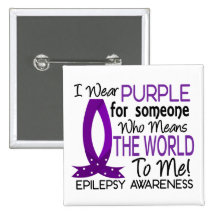 Means The World To Me Epilepsy Button
