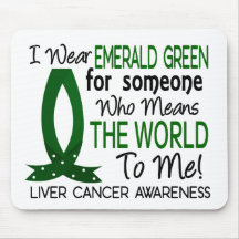 Means The World To Me Liver Cancer Mousepads