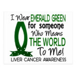 Means The World To Me Liver Cancer Post Cards