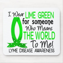 Means The World To Me Lyme Disease Mouse Pads