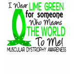 Means The World To Me Muscular Dystrophy T-shirts