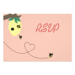 Meant To Bee Wedding RSVP Card Personalized Announcements