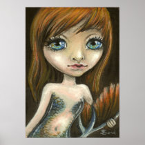 Meara - the Irish sea mermaid Print