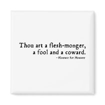 Measure For Measure Insult magnets by shakespeareshoppe Measure For Measure Insult magnets