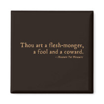 Measure For Measure Insult magnets by shakespeareshoppe Measure For Measure Insult magnets