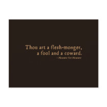 Measure For Measure Insult postcards