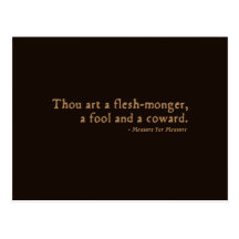 Measure For Measure Insult Postcards