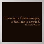 Measure For Measure Insult Print