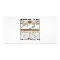 Measurement Of Man Photo Card Template
