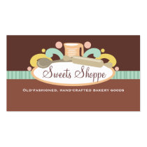 measuring cup rolling pin baking business cards...