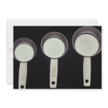 Measuring cups in different size custom invites