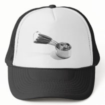 "Measuring Cups" Kitchen Art Watercolor hats