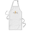 Meat Boy logo long apron by cajung Meat Boy logo long apron