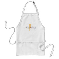 Meat Boy logo short apron