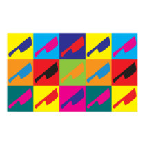 Meat Cutting Pop Art posters by sciencewillprevail Meat Cutting Pop Art posters