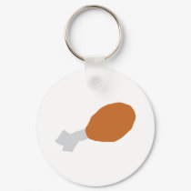 meat drumstick keychains