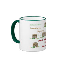 Meat-eater in a McMansion Mug mugs