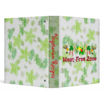 Meat-Free Zone 3 Ring Binders