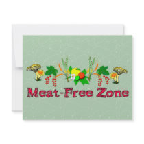 Meat-Free Zone invitations by orsobear Meat-Free Zone invitations
