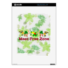 Meat-Free Zone iPad 2 Decals