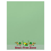 Meat-Free Zone Letterhead Design