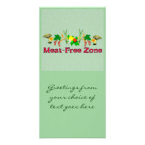 Meat-Free Zone Photo Card