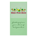 Meat-Free Zone Photo Card