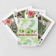 Meat-Free Zone Playing Cards