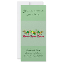 Meat-Free Zone Rack Card