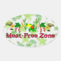 Meat-Free Zone Sticker